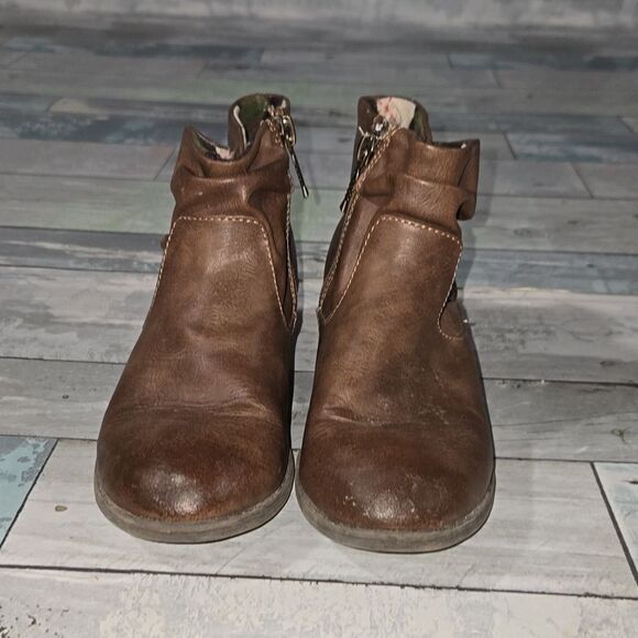 Blowfish Girls Brown Booties sz 13.5 - Picture 1 of 5